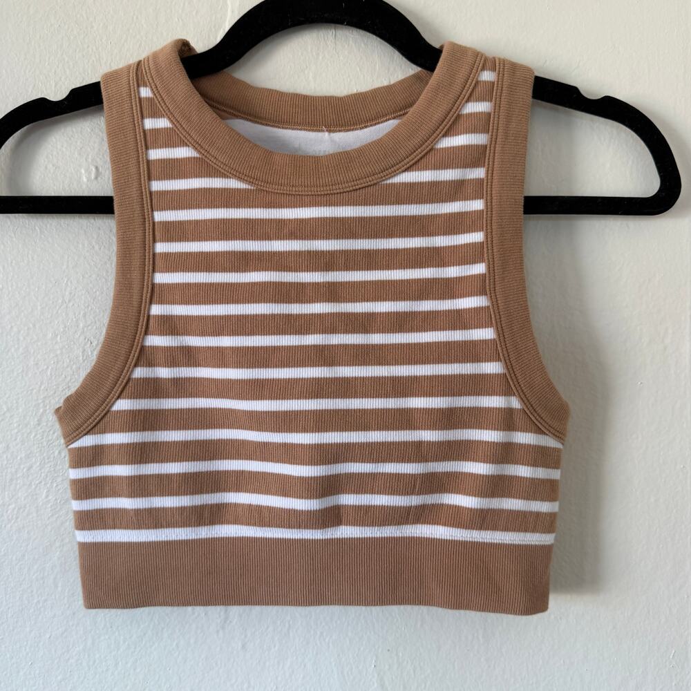 Offline By Aerie striped tank crop top